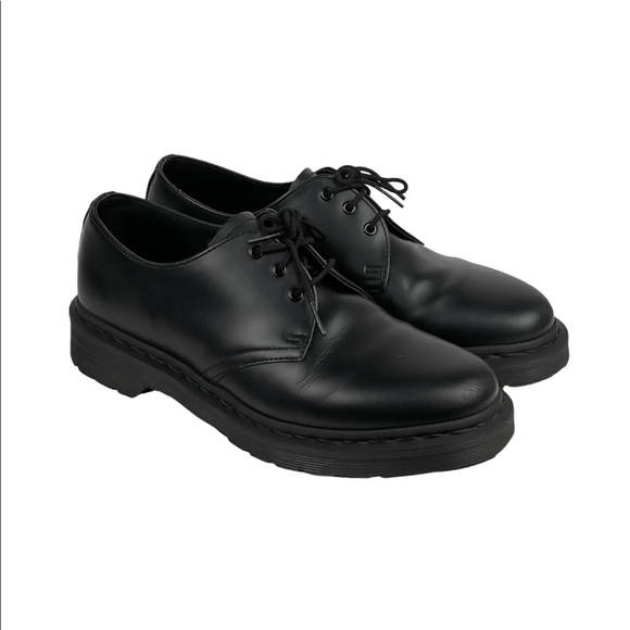 Dr. Martens Other - Dr. Martens 1461 Mono Black 3 Eyelet Smooth Leather Oxford Shoes Men's Size 7